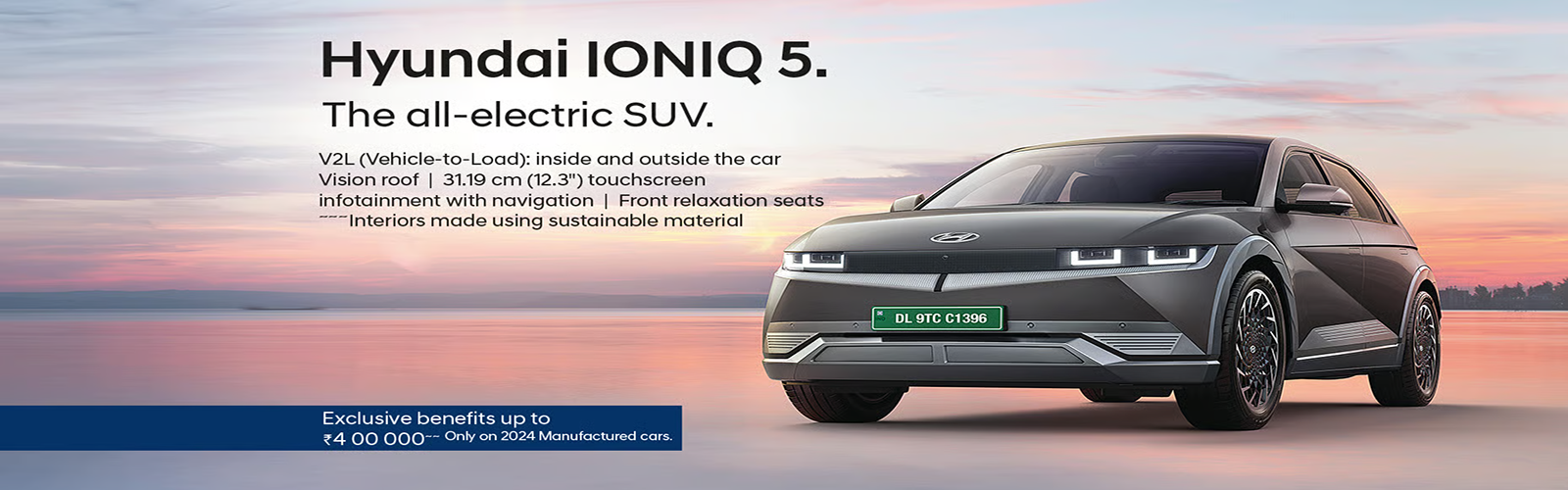 Hyundai IONIQ 5 on-road price in Mumbai | IONIQ 5 top speed and charging time banner