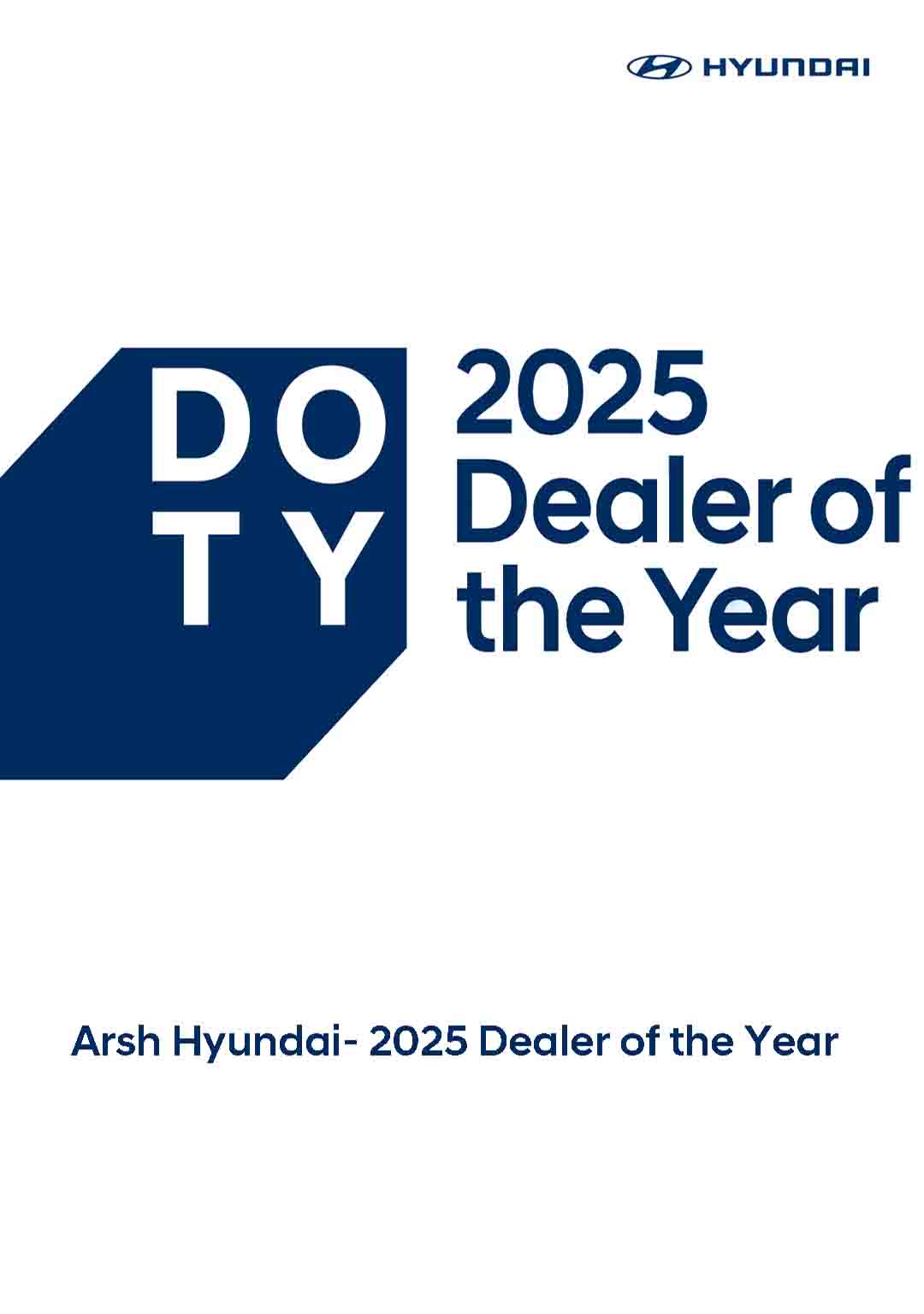 2025 Dealer of the year | Creta Electric | EV Car banner