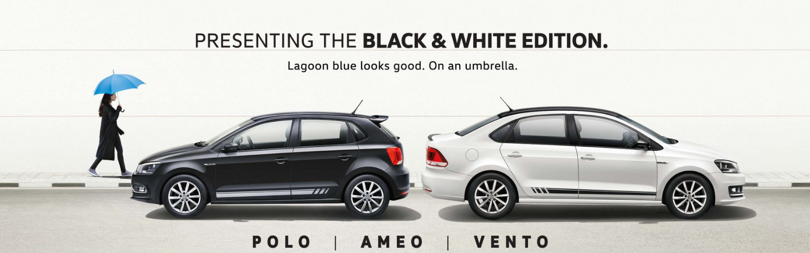 Volkswagen Polo, Ameo, Vento Black & White Special Edition Launched - Volkswagen Mumbai