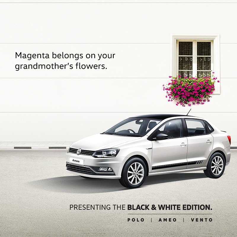 Volkswagen Polo, Ameo, Vento Black & White Special Edition Launched - Volkswagen Hyderabad
