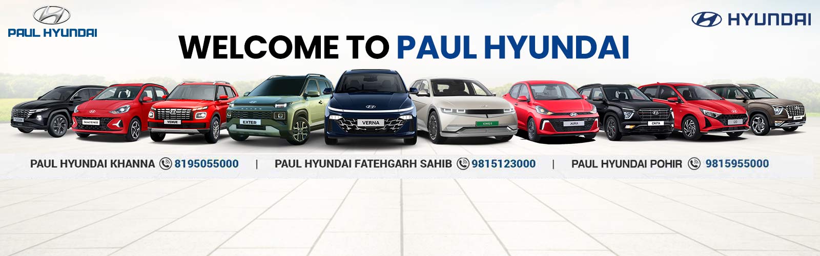 Hyundai dealers and showrooms in Khanna, Fatehgarh Sahib Paul Hyundai